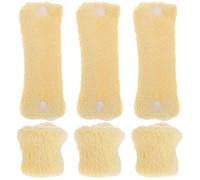 FOYTOKI 6pcs Coral Fleece Hair Rollers No Heat Curlers Sleep Hair Curler Tools Easy to Use Synthetic Material Gentle to Wear and Women Overnight Styling