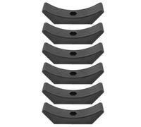 FOYTOKI 6pcs Dumbbell Holder Replacement Hand Weights Stand Pp Black Wear-resistant Lightweight Rack for Dumbbells Gym Living Room