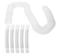 FOYTOKI 6pcs Flexible Shampoo Bowl Drain Hose Pipe 70cm PVC Quick Drainage and Easy Cleaning for Bedridden Patients and Postpartum Care Hair Washing in Bed