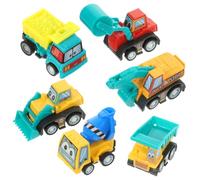FOYTOKI 6Pcs Mini Pull Back Car for No Batteries Required Friction Cars Party Favors and Boys