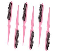 FOYTOKI 6pcs Professional Barber Comb Dehairing Comb Hair Brush Curly Brush Extension Pintail for Hair Styling Cutting