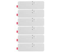 FOYTOKI 6pcs Silver Metal Phone Kickstand for Cell Phone Case Stable Support Foldable Design for Vertical and Horizontal Placement on Bedside Tables and Office Desks