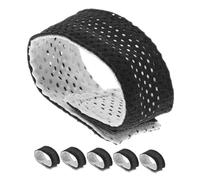 FOYTOKI 6pcs Sportswear Cuffs Sleeve Holders for Sports Elastic Straps Sleeve Fix Bands Stabilizer for Soccer Softball Arm Protection