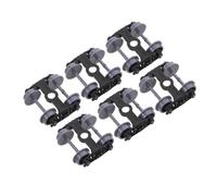 FOYTOKI 6pcs Train Wheels Plastic Replacement Model Train Accessories DIY Assembly Kit for Boys and Science Projects Crafts