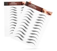 FOYTOKI 6Sheets Eyebrow Stickers Hair Like Peel Off Tattoo Transfers for Effortless Eyebrow Shaping and Grooming for Quick Makeup