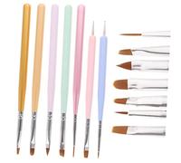 FOYTOKI 7pcs Nail Art Brush Pen Set Manicure Painting Tools French Nails Accessory Brush Pen Professional and Home Use Smooth Application Multi