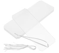 FOYTOKI 8 Pcs Acrylic Reserved Seating Signs Hanging Design for Weddings and Birthday Parties, Minimalist Style Chair Tags for Reserved Seats and Table Reservations