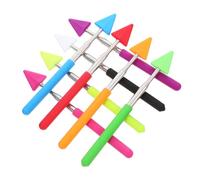 FOYTOKI 8Pcs Extendable Pointer Sticks Set for Teachers Retractable Handheld Blackboard Indicator Rods for Classroom Presentations and Early Education Activities