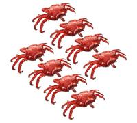 FOYTOKI 8Pcs King Crab Inflatable Foil Balloons Set Realistic Crab-Shaped Party Decorations for Birthday and Marine-Themed Events Red Crab Balloons Party Supplies