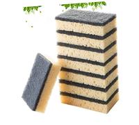 FOYTOKI 8pcs Kitchen Cleaning Sponge Wash Sponge Non-Scratch Scouring Pad for Dishes Utensils Use in Kitchen Bathroom