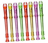 FOYTOKI 8pcs Mini Clarinet Musical Instrument for Boys and Girls Recorder Small Flute Beginner Clarinet Educational Toy