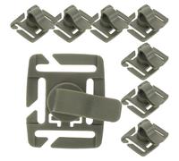 FOYTOKI 8pcs Rotatable Backpack Hydration Tube Clips Made of Sturdy Abs with Ultralight Design and Steady Hold in Motion for Hiking and Outdoor Use