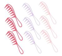 FOYTOKI 9pcs Plastic Wide Tooth Hair Comb for Curly Hair Detangling Styling Men Women