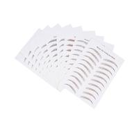 FOYTOKI 9sheets Hair-like Imitation Eyebrow Stickers Temporary Brow Transfers for Effortless Application Natural Look for Eyebrow Loss