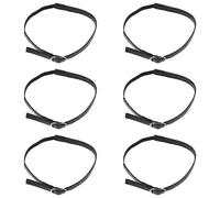 FOYTOKI Adjustable Elastic High Heel Shoe Straps 3 Pairs with Elegant Appearance with Pu and Metal Material, No Slip Ankle Bands for Flats and Pumps, for Wedding Heels