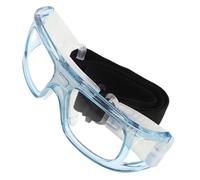 FOYTOKI Adjustable High Definition Athletic Goggles for Adults, Unisex PC Protective Eyewear with Elastic Antislip Nose Pad and Strap, for Basketball and Indoor Courts