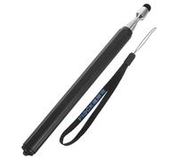 FOYTOKI Adjustable Retractable Teacher Stick for Classroom Teaching, Extendable Hand for Whiteboard and Touchscreen, Black Telescopic Tool for Educators
