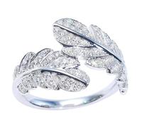 FOYTOKI Adjustable Rings for Women Cool Ring Fashion Simple Copper Appealing Shape Design Embellish Outlook for Christmas Party