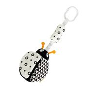 FOYTOKI Animal Themed Stroller Pendant Wind Chime for Clip Ring High Contrast Sensory Rattle for Early Education and Grasping Development Lightweight Hanging Plaything for Crib Cot Car