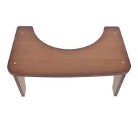 FOYTOKI Bamboo Toilet Poop Stool Squatting Step Stool for Adults Bathroom Footrest Multifunctional Portable Step Bench for Toilet Training and Daily Use