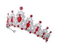 FOYTOKI Baroque Crown Tiara for Brides Elegant Tiaras Crown Princess Party Headbands for Prom and Graduation Occasions