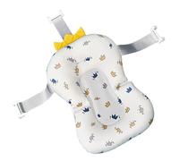 FOYTOKI Bath Cushion Floating Support Pad Non-Slip Bath Seat for Newborns and Soft Bathing Mat with Head Neck Back Support for Boys