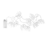 FOYTOKI Battery-Powered Elephant Decorative Light Strings Metallic Hanging Lamps for Romantic Wedding Garden Patio Indoor Outdoor 65 Inch