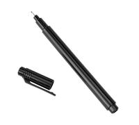 FOYTOKI Black Nail Art Pen Manicure Painting Tool with Comfortable Grip for Precise 3d Floral and Grid Designs