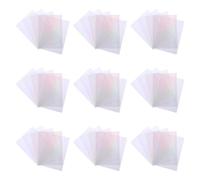 FOYTOKI Board Game Card Protector Sleeves 100Pcs Rainbow Foil 61X88Mm for Trading Card Collections