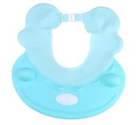 FOYTOKI Boy Girl Bath Hat Shampoo Cap Ear Plugs Hair Washing Cap for Boys Girls Head Protector Sky