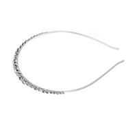FOYTOKI Boy Girl Shiny Crystal Headband Crown Elegant Hair Accessory for Girls for Birthday Parties Festivals Construction for Dress-up Photo Props