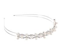 FOYTOKI Bridal for Alloy Hair Hairband Pearl Sturdy Rhinestones Hard and Material, Delicate Attractive Accessory Wedding Bride and Bridesmaid, for Wedding Party