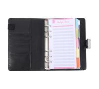 FOYTOKI Budget Binder Cash Budget Binder Loose-leaf Accounting Notebook for Students Home Office Expense Tracking and Daily Financial Planning