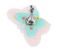 FOYTOKI Butterfly Nail Art Holder Double Layer Acrylic Stand for Salon Displaying and Storing Nail Art Forms for Manicure Artists