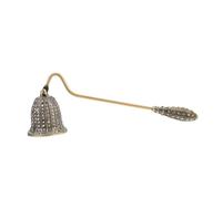 FOYTOKI Candle Extinguisher Fire Extinguisher Vintage Decor Candle Extinguishing Tools Fire Extinguishing Candle Metal Candle Snuffer Candle Snuffer for Home Candle Tools Golden Alloy