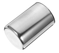 FOYTOKI Car Ashtray Stainless Steel Funnel Portable Auto Ash Holder with Lid 9x7.8cm Compact Design for Car Cup Holder and Office Use