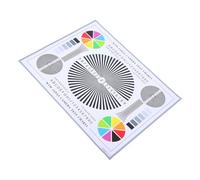 FOYTOKI CCTV Installation Test Tool Paper Lens Focus Calibration Chart for Network Lenses Outdoor Use with Sturdy Design and Accurate Image Evaluation