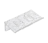 FOYTOKI Clear Acrylic Soap Dish with Self-draining Function Wall Mounted Soap Holder for Bathroom and Kitchen Lightweight Portable Design for Shower and Travel Use