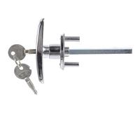 FOYTOKI Copper Core Garage Door Steel Wire Lock with T-Handle Emergency Release Replacement Locking T-Handle Kit for Manual Roller and Barn Shed Doors Assembly