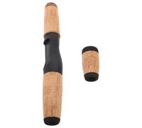 FOYTOKI Cork Fishing Rod Handle Improving Control and Stability with Reel Seat Ergonomic Grip with Natural Cork Material for Spinning Rods for Fishing in Lakes