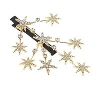 FOYTOKI Creative Branches Hair Clip Crystals and Rhinestones for Women Elegant Star Design Barrette for Parties and Everyday Use Eye-catching Hair Accessory