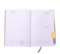 FOYTOKI Daily Planner Notebook with One Page Per Day Paper Material 2027 A5 Size Academic Agenda Versatile Note-taking with Week Number Labeling for Business Trips and Meetings