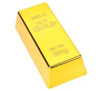 FOYTOKI Decorative Abs Gold Brick Door Stopper Wedge for Home and Office Medium Weighted Plastic Door Wedge Stopper Vintage Style Doorstop