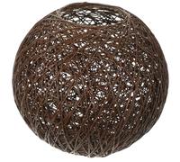 FOYTOKI Decorative Rattan Lamp Shade Handmade Table Lamp Cover Indoor Light Accessory for Bedroom Living Boho Style Home Decor