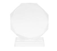 FOYTOKI Delicate Crystal Trophy Decor Creative Appearance Design, Crystal Glass Prize Trophy for Campus Activities and Home Decoration, Not Easy to Wear Attention to Detail