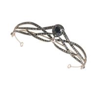 FOYTOKI Delicate Rhinestone Wedding Crown Headpiece Zinc Alloy and Material Comfortable Wearing Experience Adds Brilliance and Glamour for Bride and Girls for Special Occasions