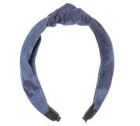 FOYTOKI Denim Knot Headband Women Hair Accessory for Braid Fashion Wedding Guest Denim Headbands
