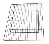 FOYTOKI Detachable Iron Cage Door for Cats and Small Pets, Easy Assembly Pet Gate Panel for Home and Travel, Versatile Kitten Enclosure Accessory, Black Metal Wire Playpen Divider