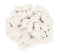 FOYTOKI Disposable for Comfortable Touch 100pcs White Powder Puff for Foundation Setting Made of Synthetic Latex Mini Makeup Sponges with Elegant and Minimalist Style Face Cosmetics