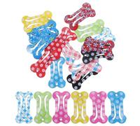 FOYTOKI Dog Hair Clips 20Pcs Bone-Shaped Mini Hair Bows Firm Hold for Puppies and Cats for Masquerades and Birthday Celebrations Random Color